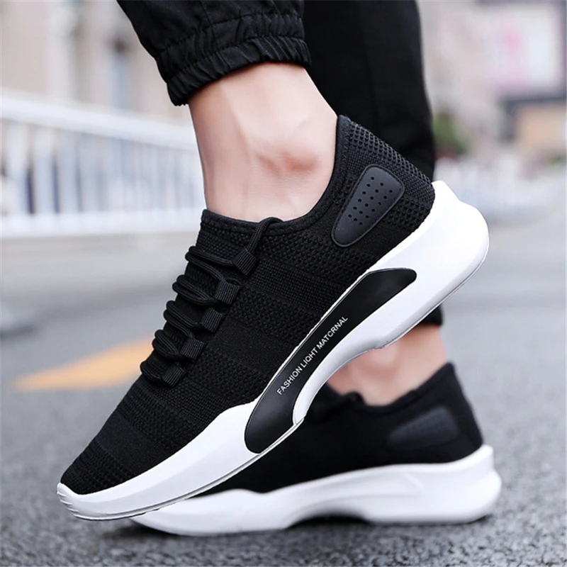 Тканые Для мужчин повседневная обувь дышащая мужская Tenis Masculino Sapatos Уличная