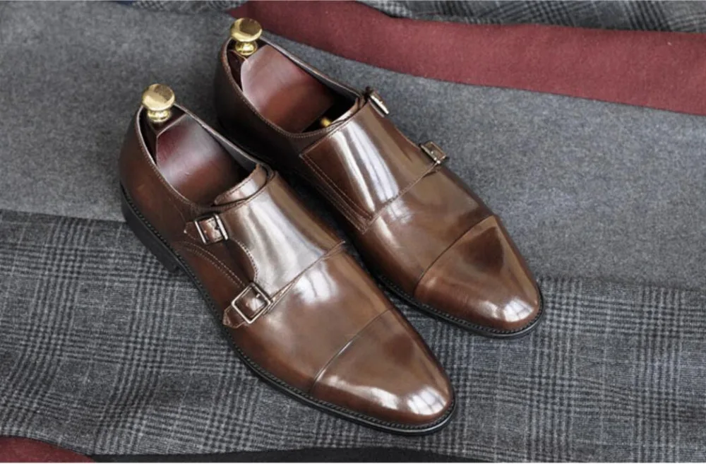 Мужские туфли monk shoes весна-осень 2018 мужские свадебные классические оксфорды