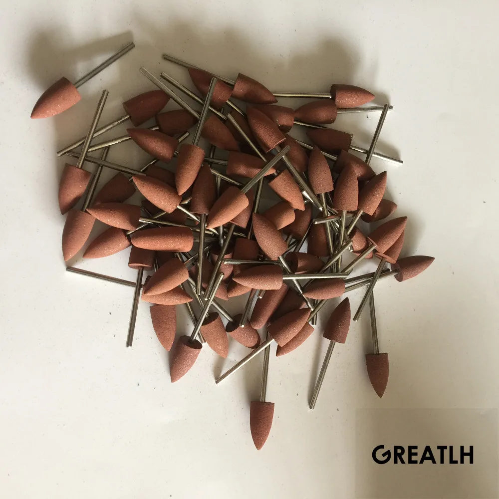 100 шт стоматологическая силиконовая резина Полировальные Алмазные Шлифовальные