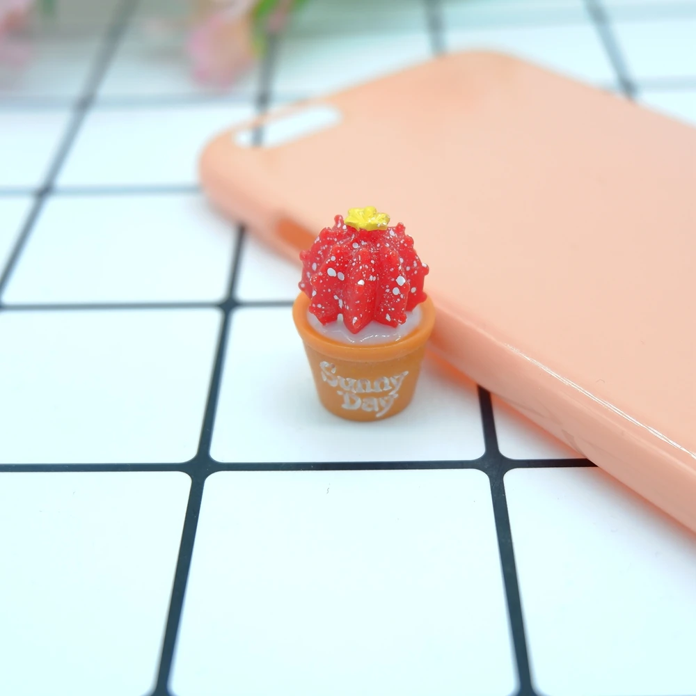 Kawaiiminiature дерево Flatback кабошоны из смолы для рукоделия diy аксессуары волос