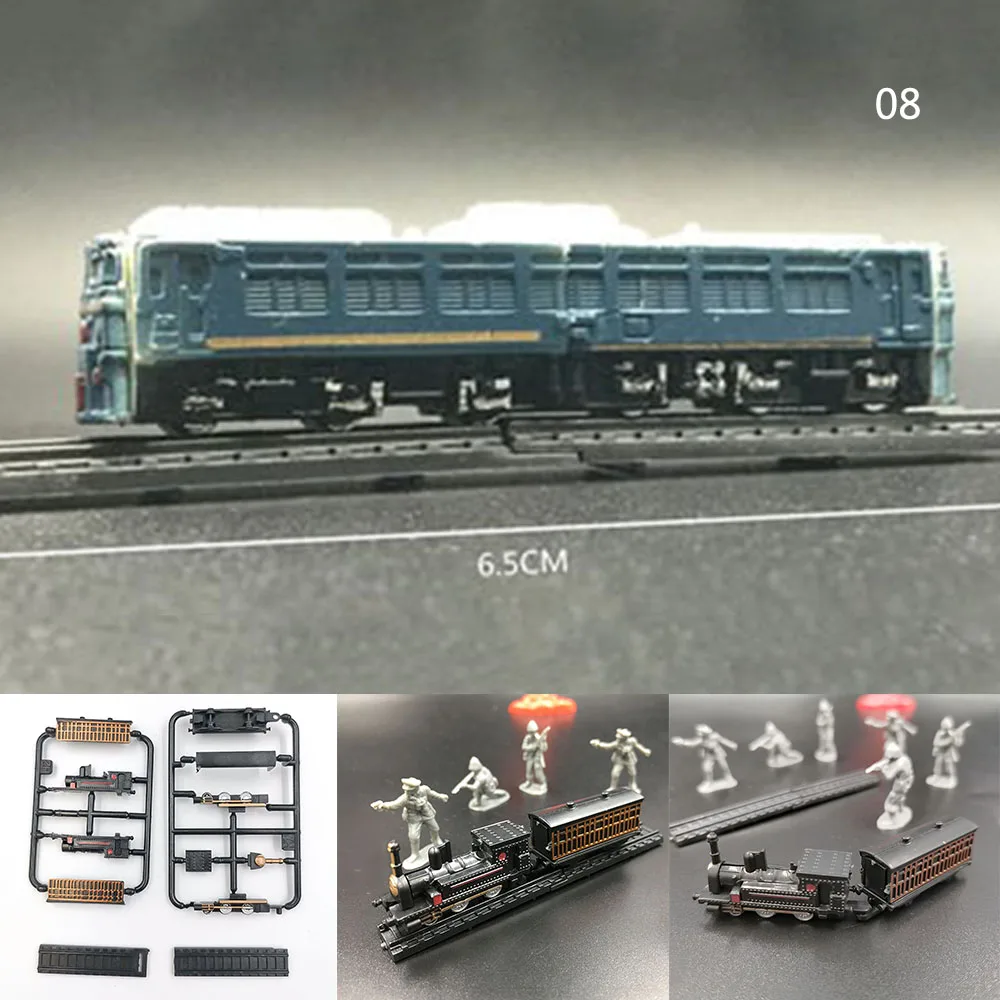 SS1 Electric 08 1:200 4D паровой Электрический Паровозик ПОЕЗД модель сборки головоломка коллекция мини поезд модель игрушка подарок - Цвет: SS1 Electric 08