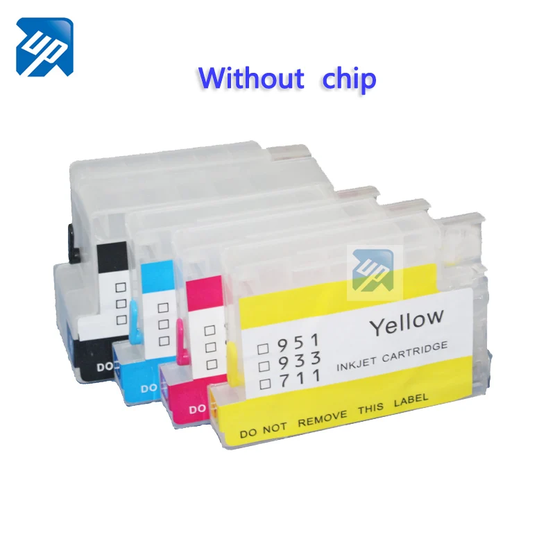 Многоразовый картридж для HP 932 933 950 951 OfficeJet Pro 6100 6600 6700 7110 7610 без чипа|ink cartridge|cartridge