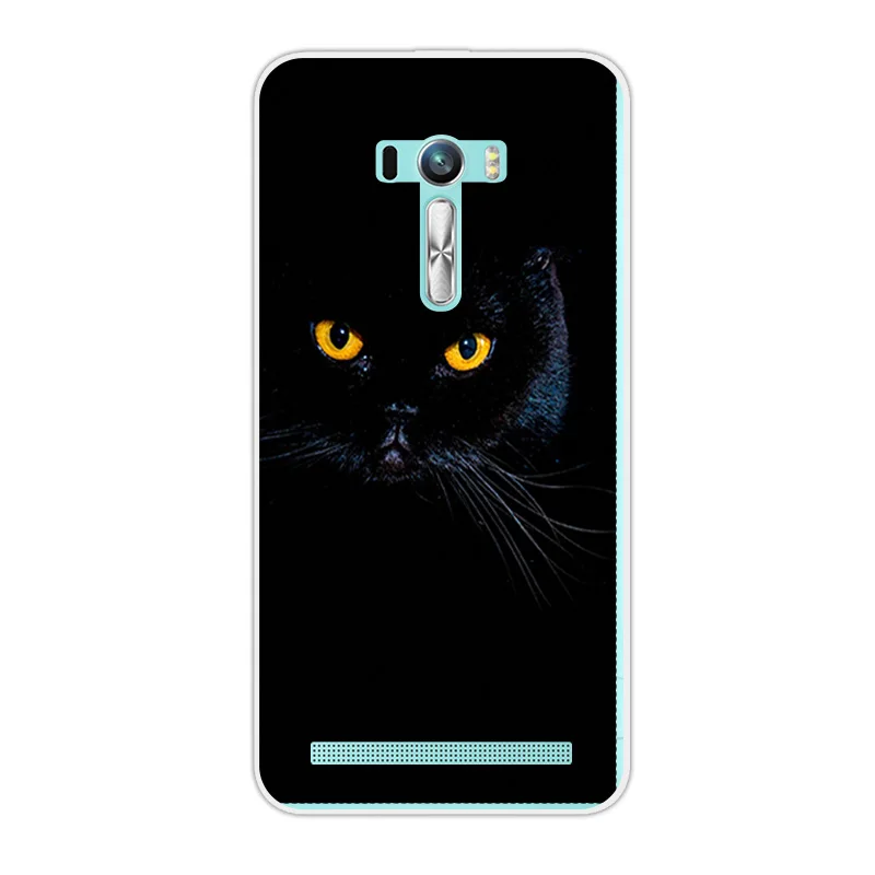 Мягкий силиконовый чехол для Asus Zenfone Selfie ZD551KL прозрачный на заднюю панель