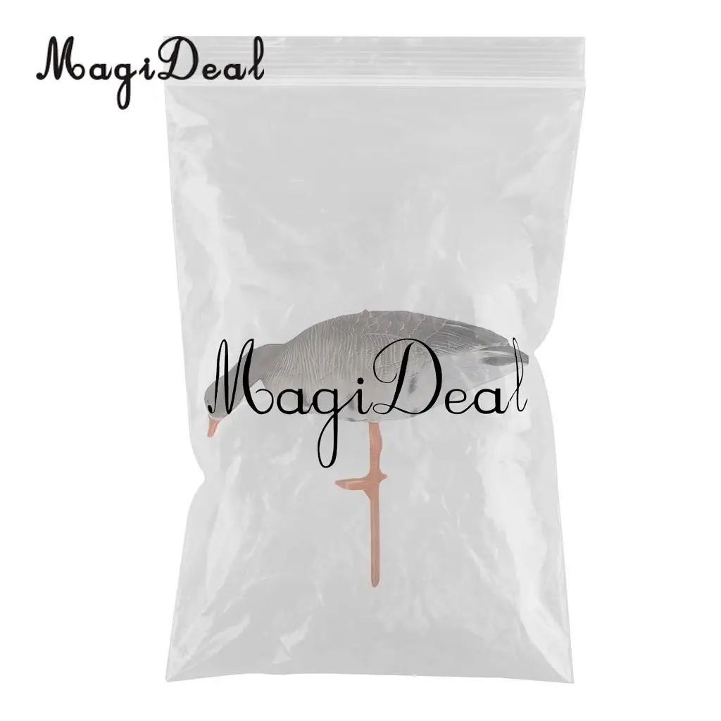 MagiDeal реалистичный портативный полный корпус Гусь стрельба Охота Стрельба манок газон украшения садовые декорации Охотник зеленая рука шестерни