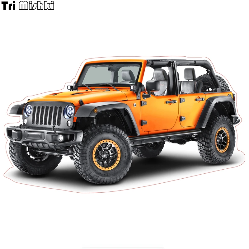 Tri Mishki WCS052 20x11 см для Jeep забавная наклейка автомобилей красочные наклейки