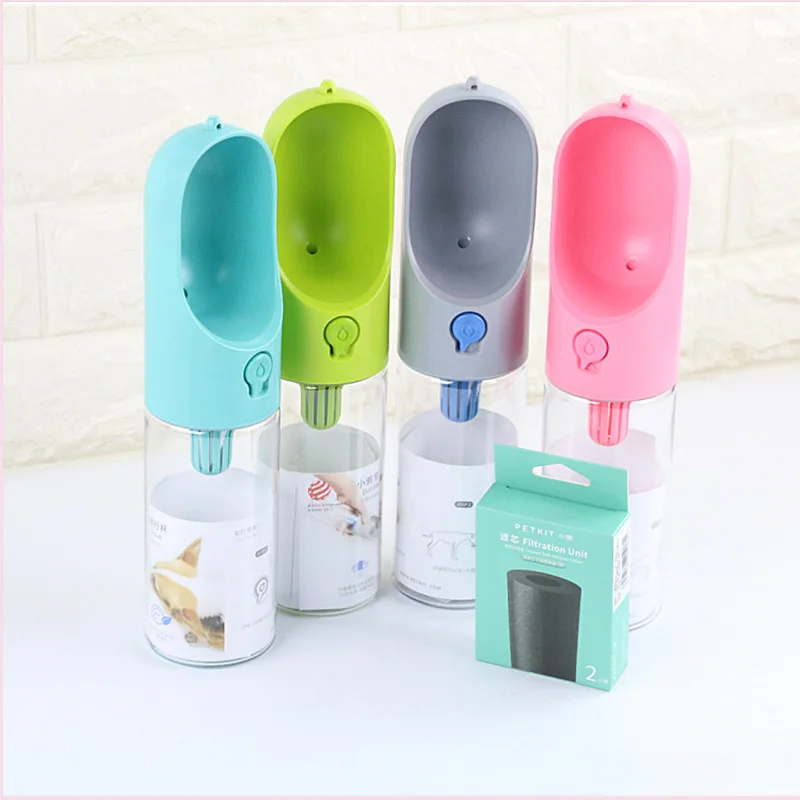 New 400ml Portable Pet Dog Water Bottle Bowl Kettle Outdoor Travel Drinking Feeder Storage Container | Дом и сад