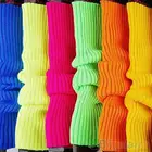 Женские однотонные вязаные зимние гетры до колена, леггинсы, Леггинсы