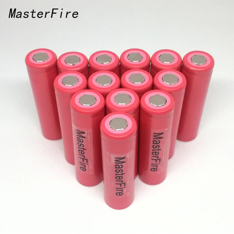 MasterFire 10 шт./лот Оригинальный аккумулятор для Sanyo UR18650w2 3 7 в перезаряжаемый литий