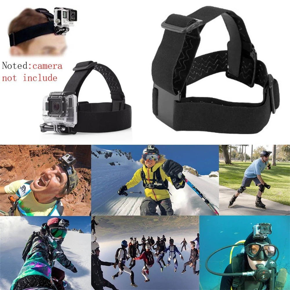 Головной ремень YIXIANG для экшн-Камеры gopro Hero 4 Go Pro спортивные камеры 3 Xiaomi Yi SJCAM