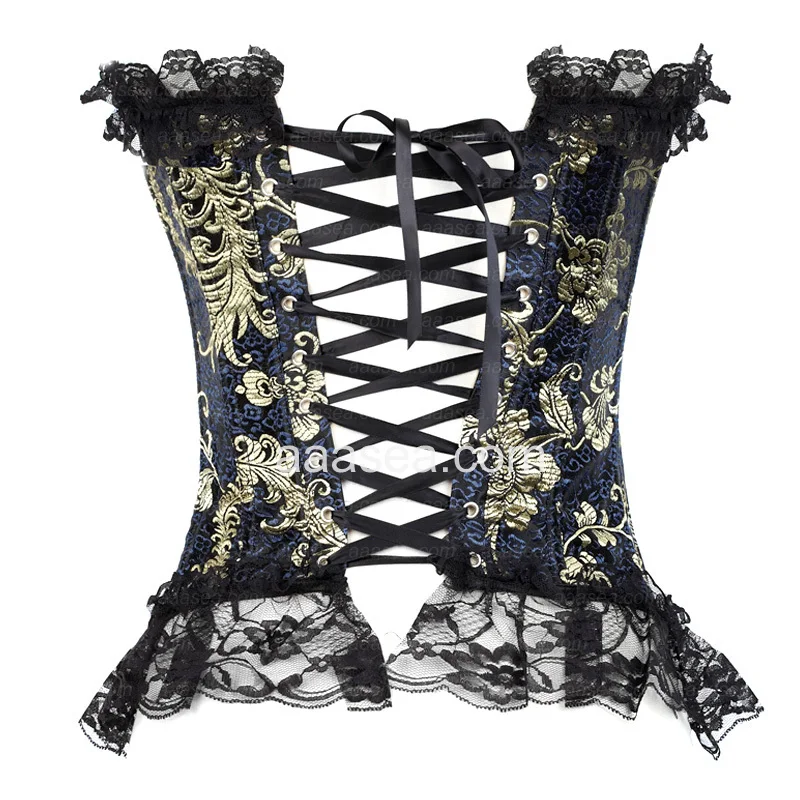 Атласная Вышивка кружево до Overbust Корсеты S-6XL для женщин Лидер продаж талии тренер