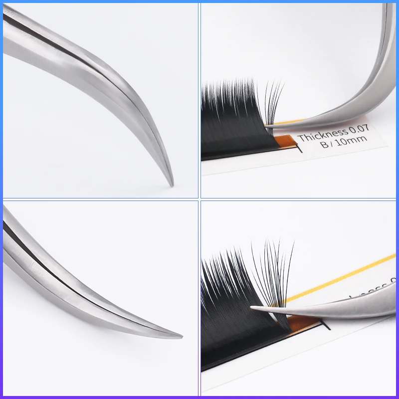 Vetus JP серия Русский объем Наращивание ресниц Пинцет из нержавеющей стали пинцет