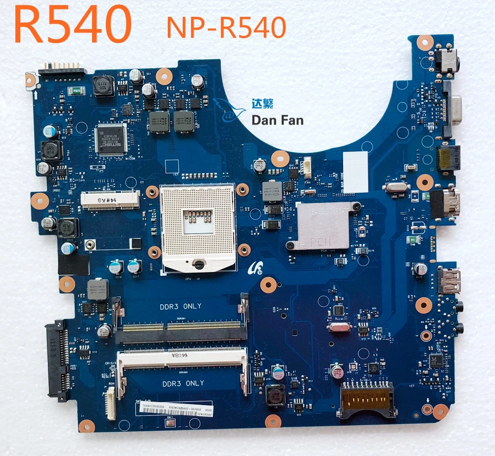 Оригинальная материнская плата для ноутбука Samsung Φ R540 десктопная