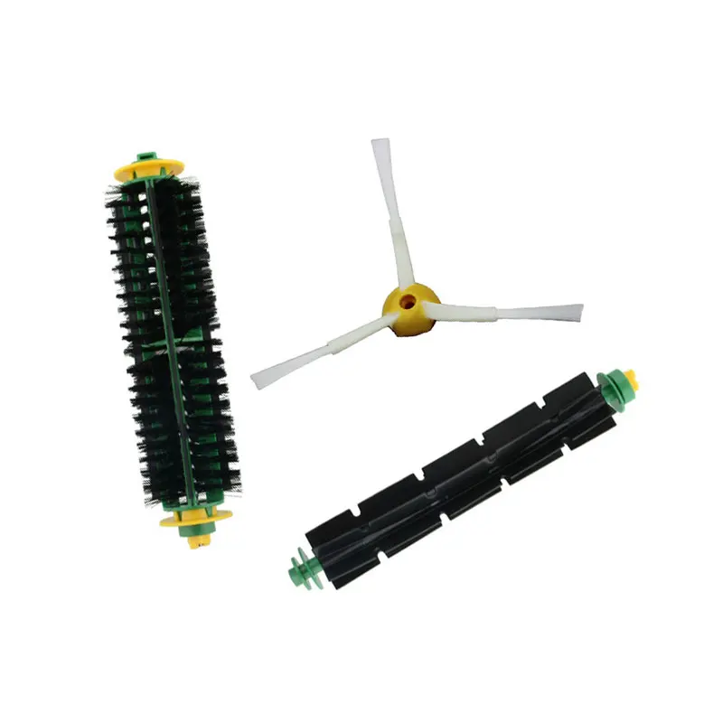 3 шт./лот щетка с щетиной и гибкой щеткой для Irobot Roomba 500 527 528 530 532 535 540 560 562 570 572 580 581