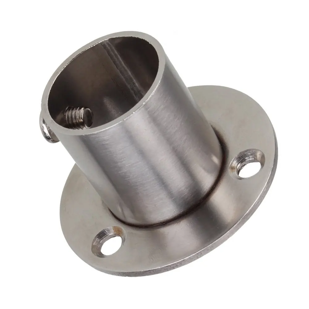 Серебряный фланец шкаф кронштейн подвесной стержень рельс 4 мм установленное