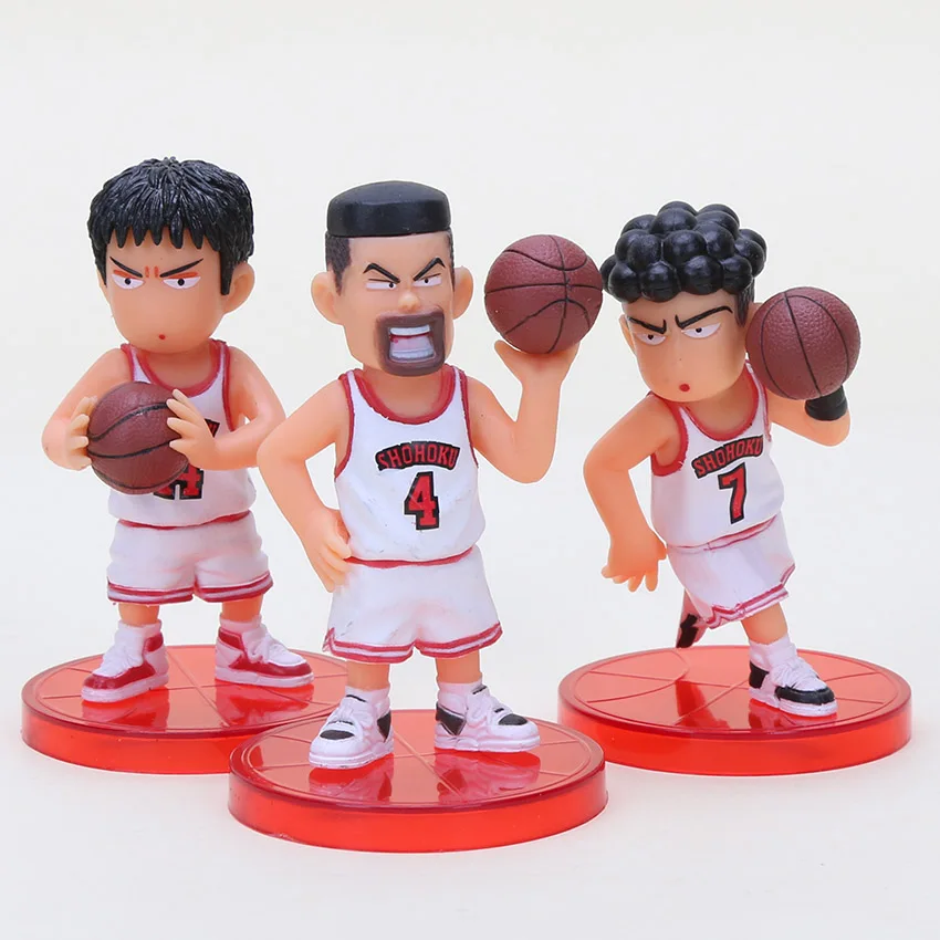 15 шт./лот фигурки Slam Dunk японское аниме ПВХ экшн Фигурки игрушки коллекционные