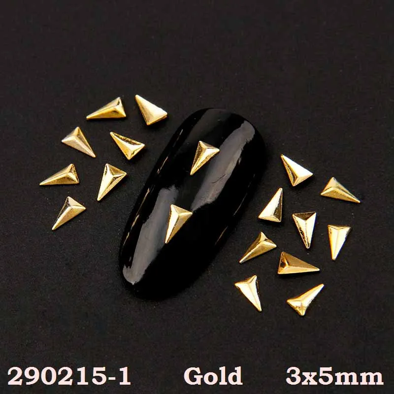 

About 100Pcs 3D DIY Tips Designs Shining Gold Silver Decals Nail Art Stickers Fashion Nail Decorations Manicure 290211-290218