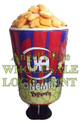 Костюм талисмана в виде попкорна персонажа из мультфильма для косплея