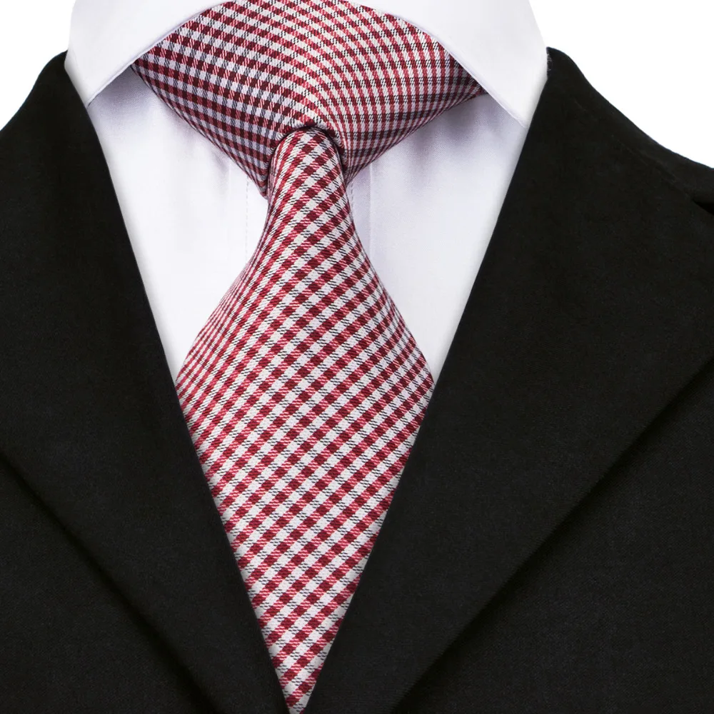 Мужской шелковый галстук в шотландскую клетку с запонками|set dies|set coralset driver |