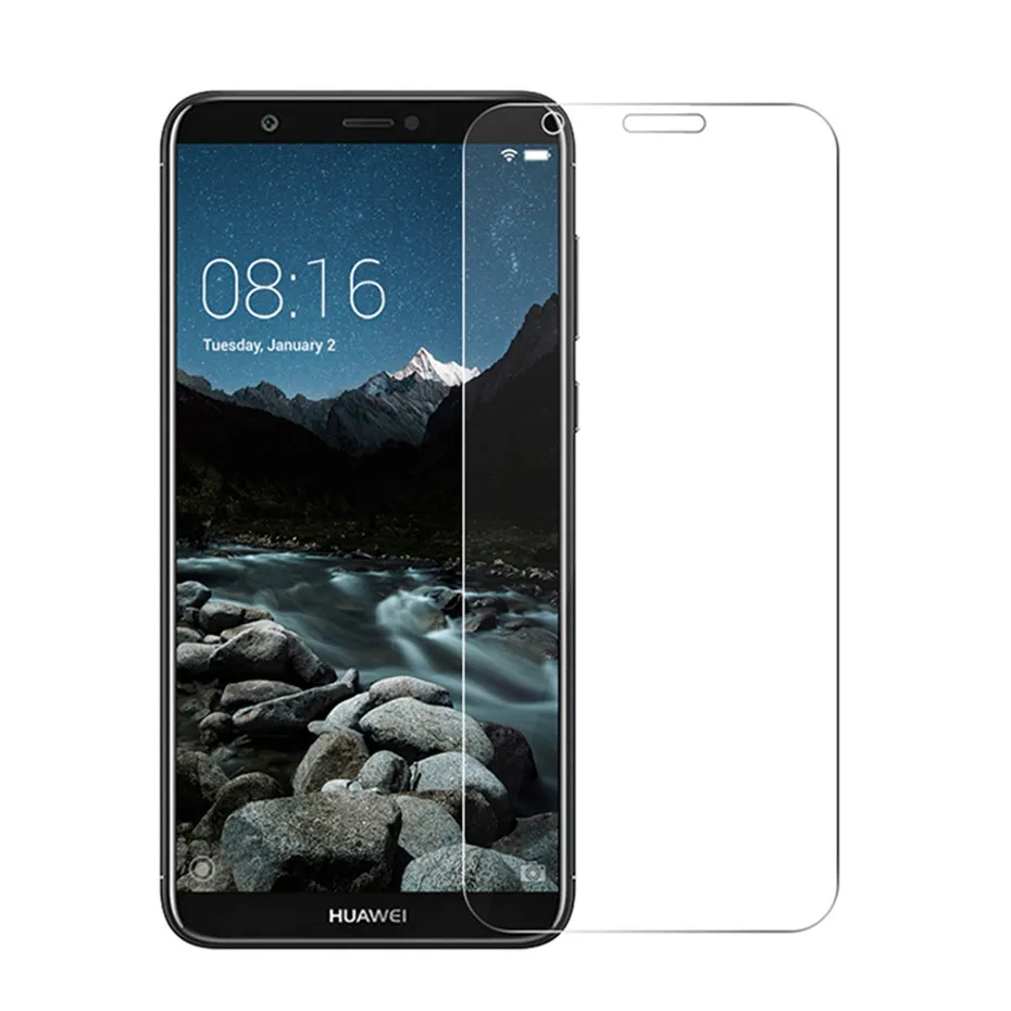 2 шт. 9 H Премиум Закаленное стекло для huawei P Smart экран протектор Enjoy 7 s закаленное