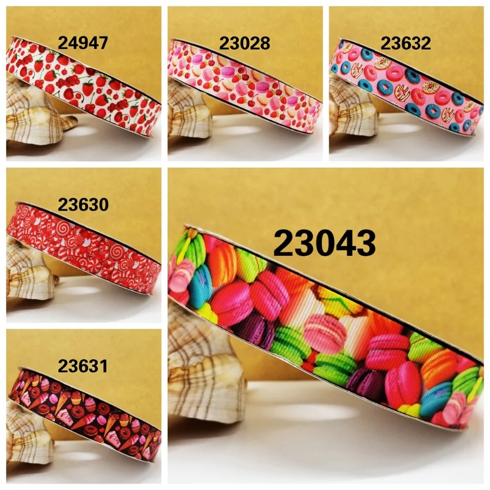 Free shipping 50 yard cartoon printed grosgrain ribbon 23043 | Дом и сад
