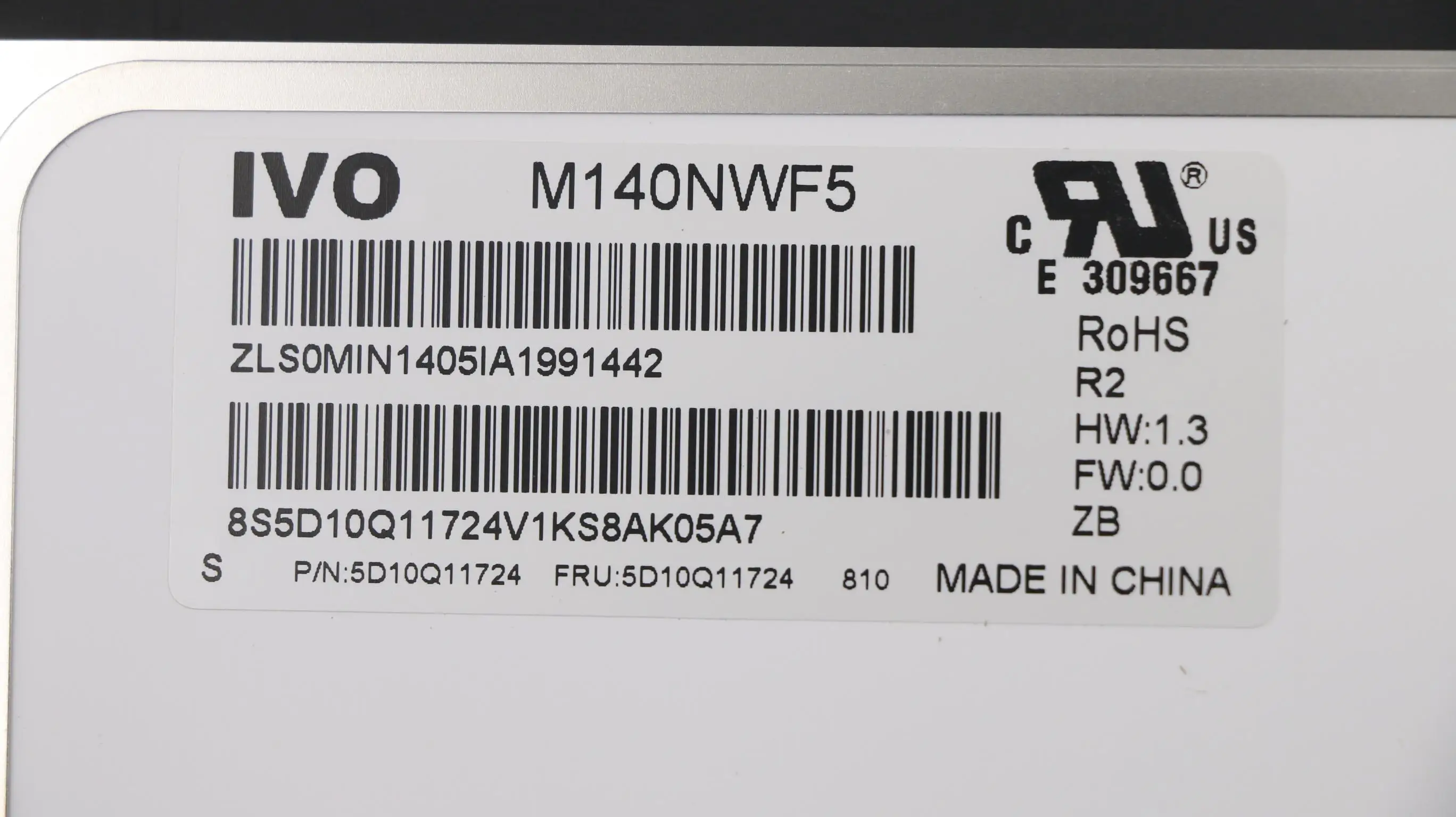 Матрица ЖК-экрана 330S-14IKB 330S-14AST IPS M140NWF5 B140HAN03.8 NV140FHM-N62 V8.0 B140HAN04.2 1920*1080 30pin | Компьютеры