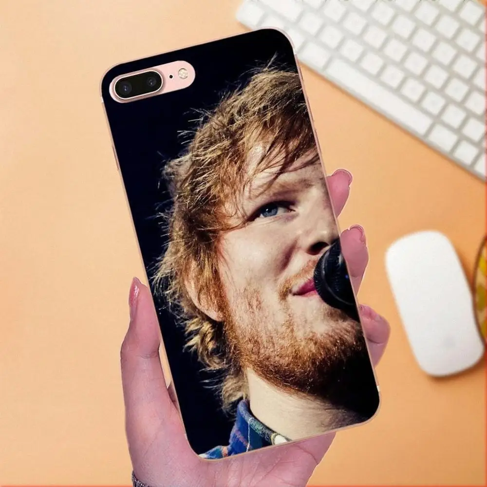 Горячая Мода Дизайн чехол для сотового телефона Ed Sheeran изысканный Apple iPhone X XS Max XR 4