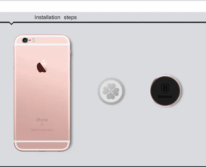 Baseus магнитный автомобильный держатель для телефона для iPhone samsung Xiaomi Mi 9 Магнитная подставка для мобильного телефона держатель для gps