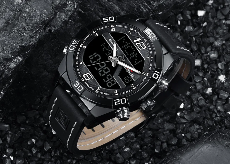 Мужские часы от бренда NAVIFORCE, мужские спортивные часы, мужские кварцевые часы, мужские повседневные военные водонепроницаемые наручные часы, relogio masculino