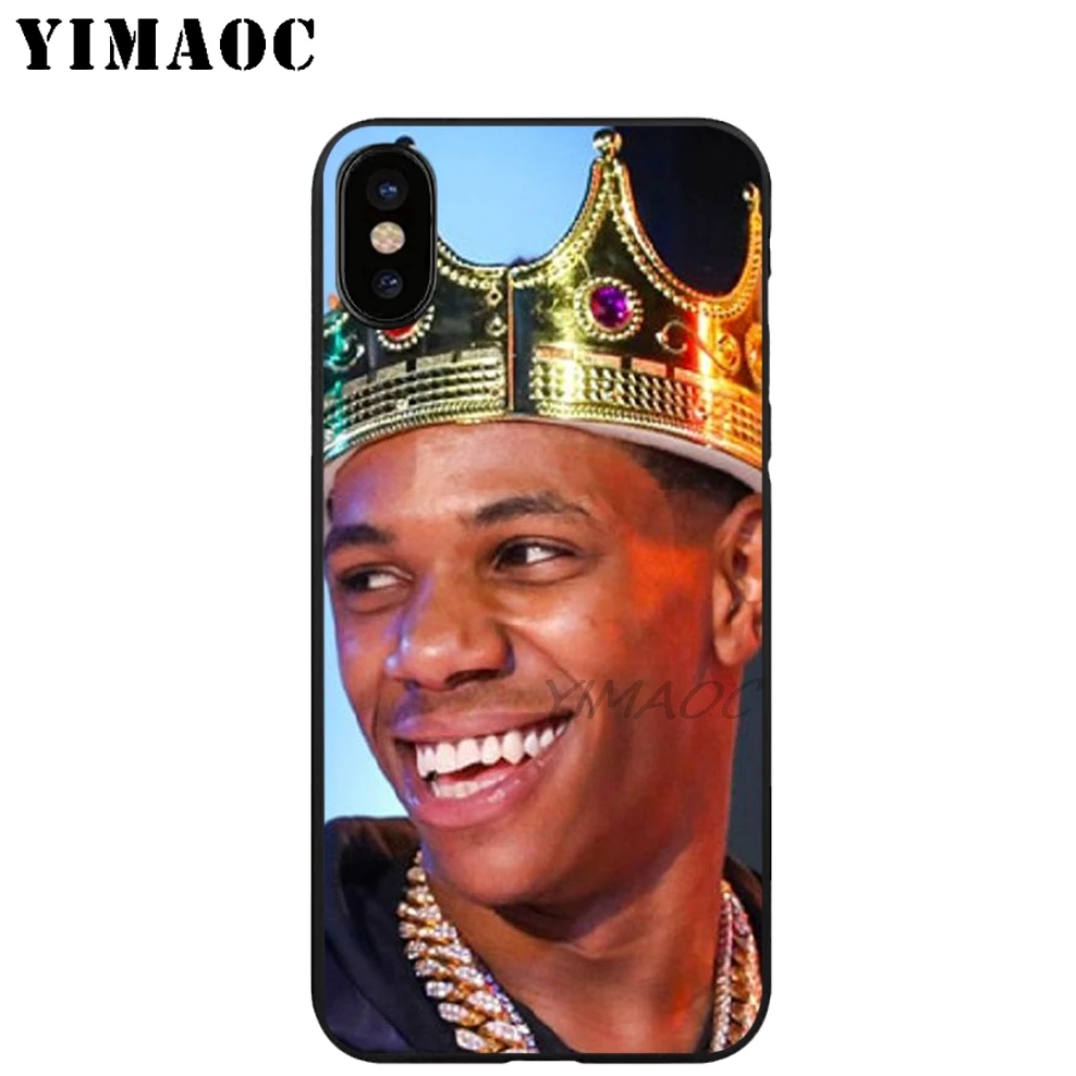 YIMAOC A Boogie wit da Толстовка Мягкий ТПУ Черный силиконовый чехол для iPhone X или 10 8 7 6 6S Plus
