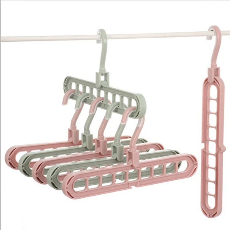 Multi Plastic Clothes Hanger Support Circle On-Slip Velvet Drying Rack Hanging Laundry Towel | Дом и сад