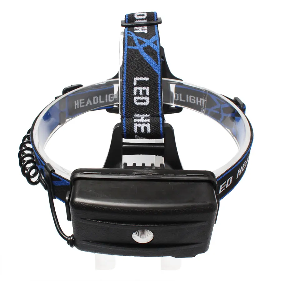 XML L2 Перезаряжаемый на 1200 люмен светодиодный фонарь для рыбалки в наружном исполнении на лобную лампу для 2-х 18650 батарей. Кнопка заднего фонаря на лобную лампу.