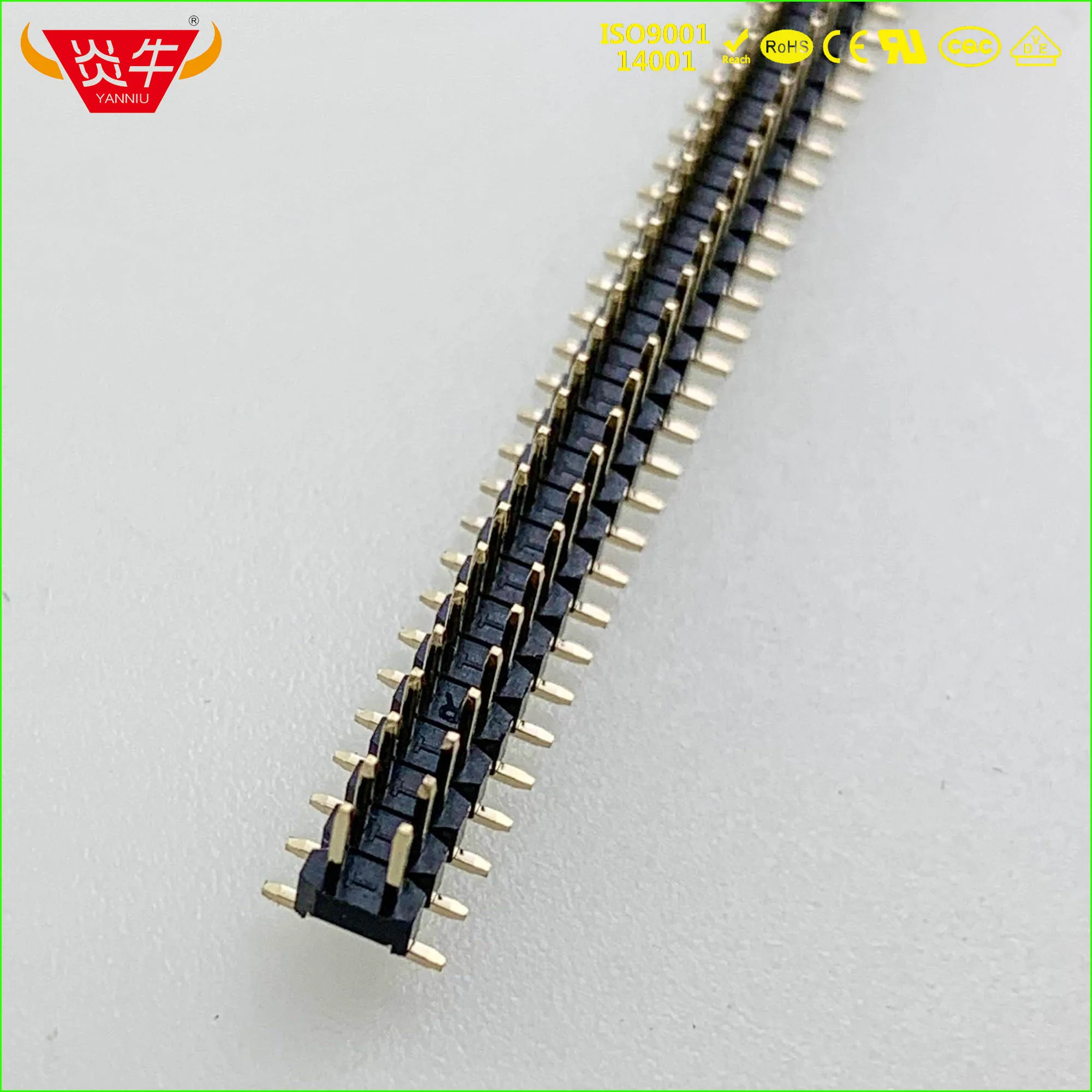 2 0 мм Шаг 2X40P 80PIN Штекерный разъем для полосы двухрядный вертикальный штыревой