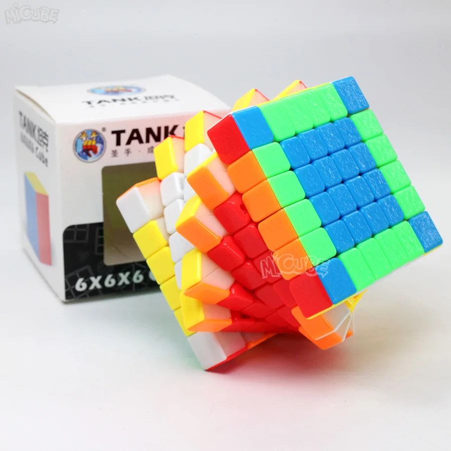 Shengshou танк 7x7 6x6 куб скорость Магическая головоломка без наклеек Cubo Magico для 6x6x6 7x7x7 головоломка без наклеек обучающая игрушка для детей