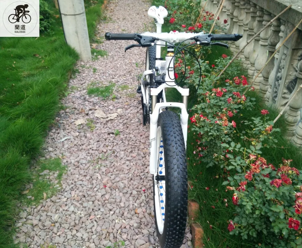 Kalosse Fat bike folding aluminum frame Snow/beach bicycle 26*4.0 inch 21/24/27/30 speed mountain | Спорт и развлечения