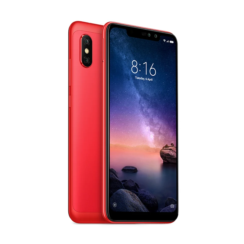 Xiaomi Redmi Note 6 Pro 4 ГБ 64 Восьмиядерный процессор Snapdragon 636 4000 мАч полный экран 26 дюйма