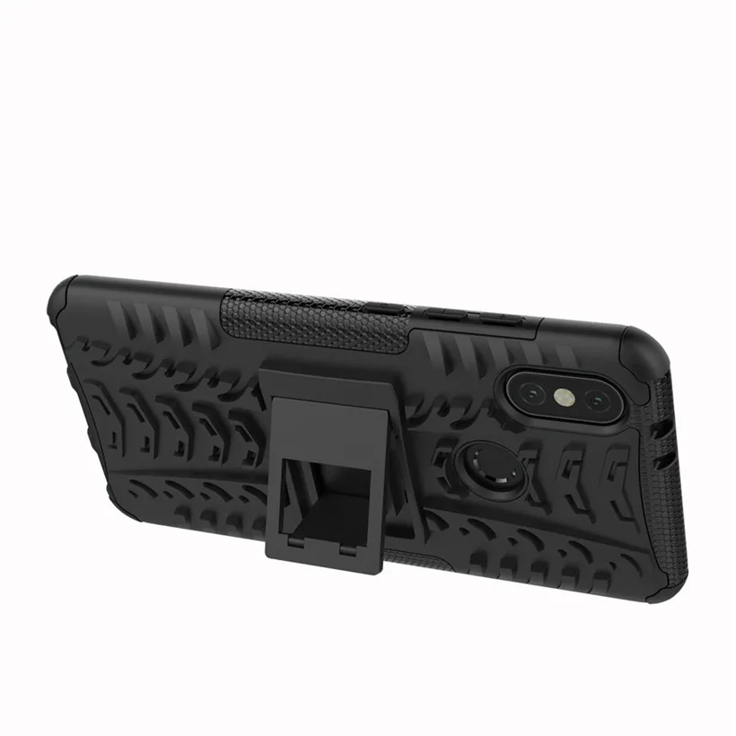 Чехол HEMASOLY для Xiaomi Mi A2 чехол из поликарбоната + ТПУ противоударный 6X прочный с