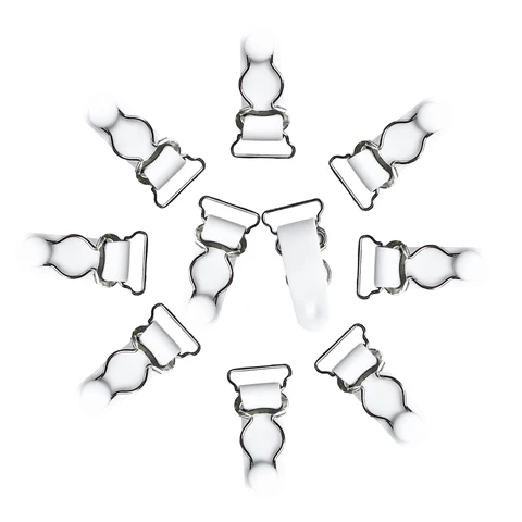 Подвязки для чулок fityle, 10 шт., черные, белые