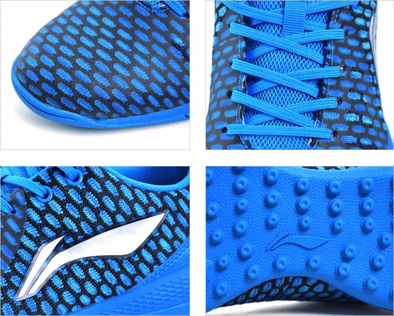Li-Ning/мужские футбольные бутсы для тренировки ногтей TF, противоскользящие, износостойкие, AG подкладка, спортивная обувь, удобные кроссовки ASTM025 YXZ091
