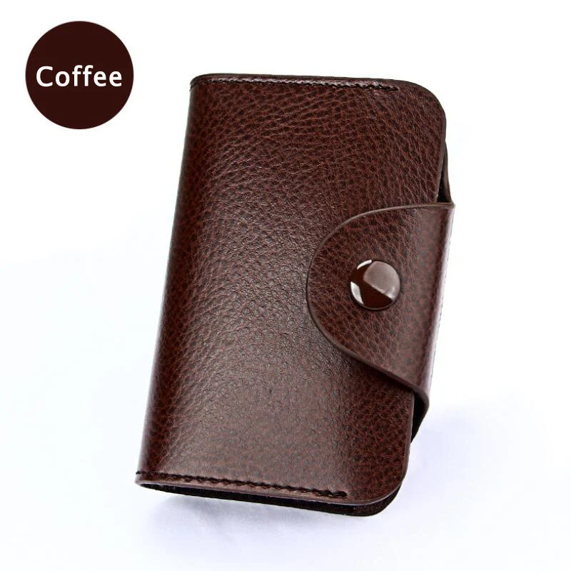 

Vintage leather Credit Id Card Holder Safe Mini card sleeve Card OrganizerTravel Business Leather Money Bag Small Purse