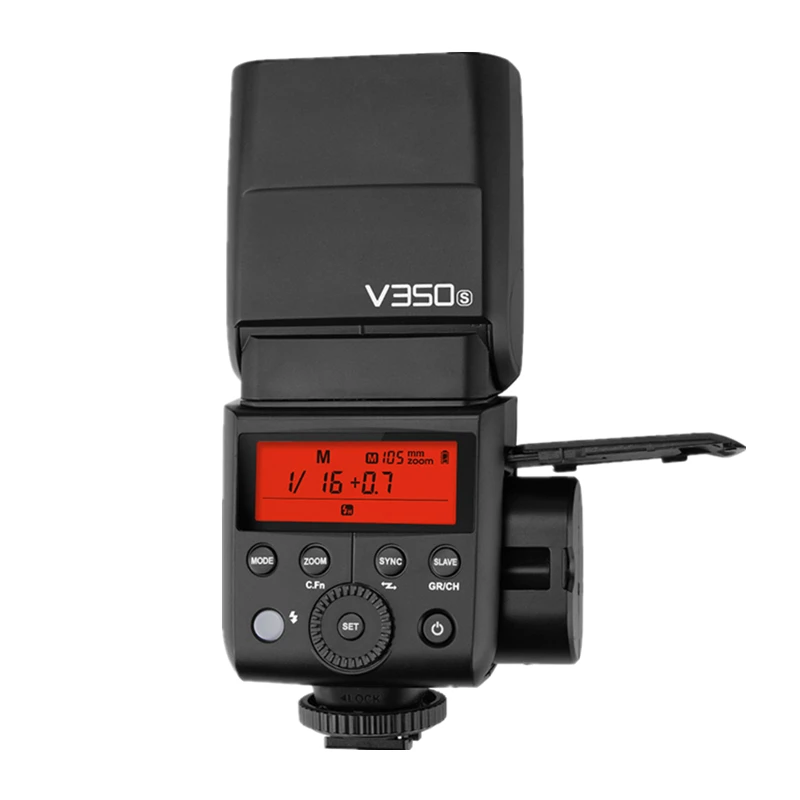 В наличии GODOX Mini V350S TTL HSS 1/8000s GN36 2 4G Беспроводная вспышка XProS триггеры для Sony a7RIII a7RII