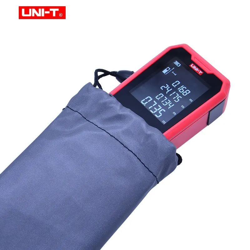 Лазерный дальномер UNI T LM40 LM50 LM60 цифровой лазерный на батарейках 40 м/50 м/60 м