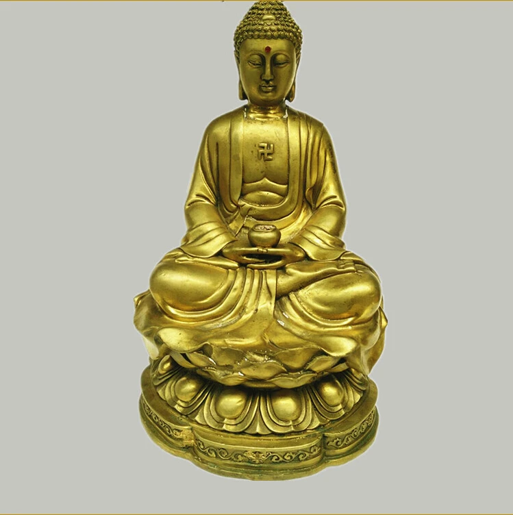 SUIRONG 2017 616 + большие медные украшения Amitabha pharmacist F Shakya Muni crafts| |
