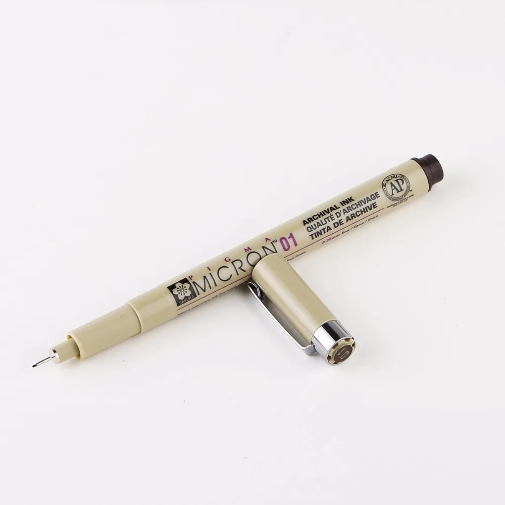 Sakura Pigma Micron 005 набор ручек с тонкой линией 0,2 мм для черчения манга 7 цветов на выбор товары для рукоделия