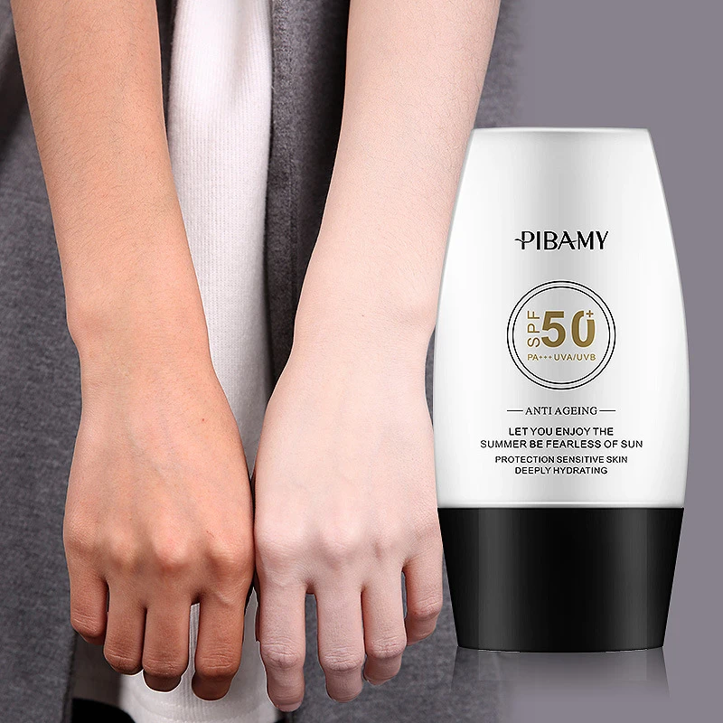 SPF 50+ водонепроницаемый изоляционный крем с защитой от УФ-лучей, отбеливающий лосьон для тела, солнцезащитный крем для ухода за кожей, антивозрастной крем 30 мл, солнцезащитный крем TSLM2