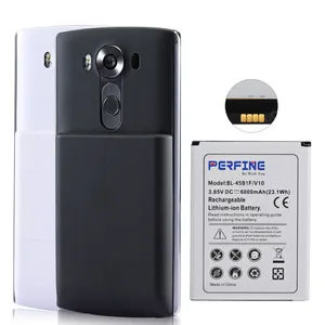 Аккумулятор Perfine BL-45B1F для LG V10, H900, VS990, с задней крышкой, черный и белый цвета, 6000 мАч, батареи для мобильный телефон
