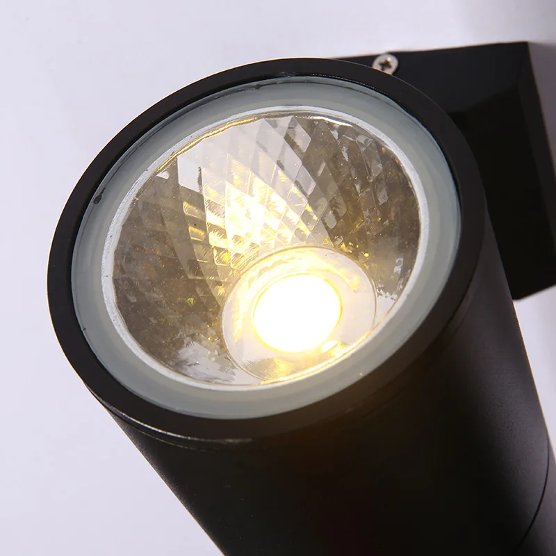 Светодиодный двойной головной настенный светильник COB наружное водостойкое