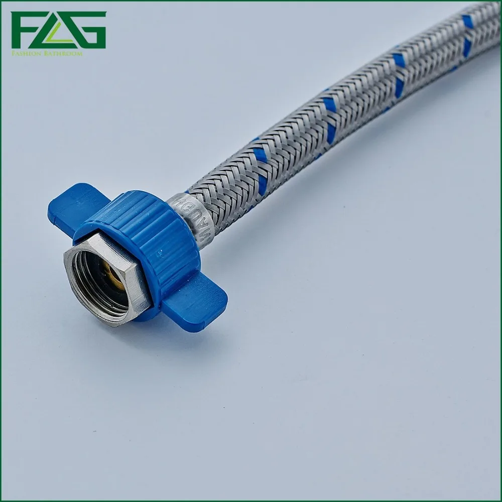 FLG Германия G3/8 &quot60 см 1 пара из нержавеющей стали гибкий смеситель для