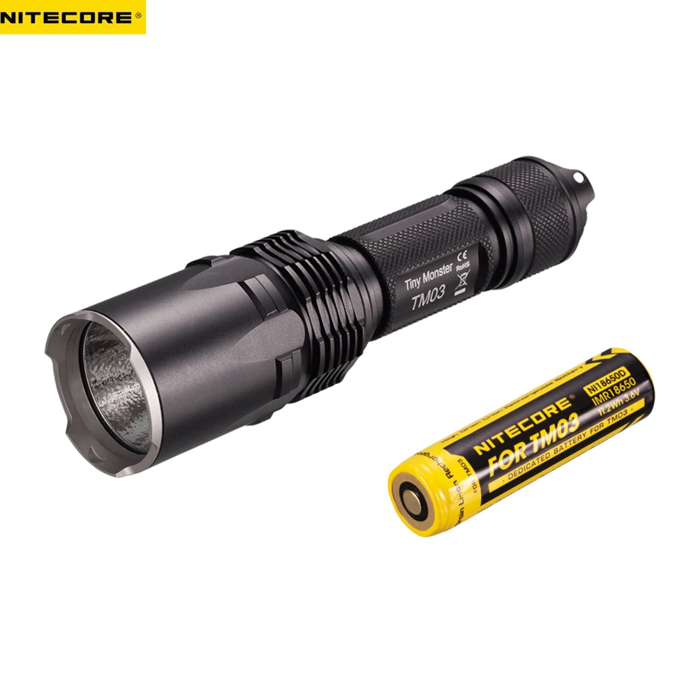 Тактический фонарик NITECORE TM03 CRI CREE XHP70 светодиодный макс. 289 лм тактический фонарь