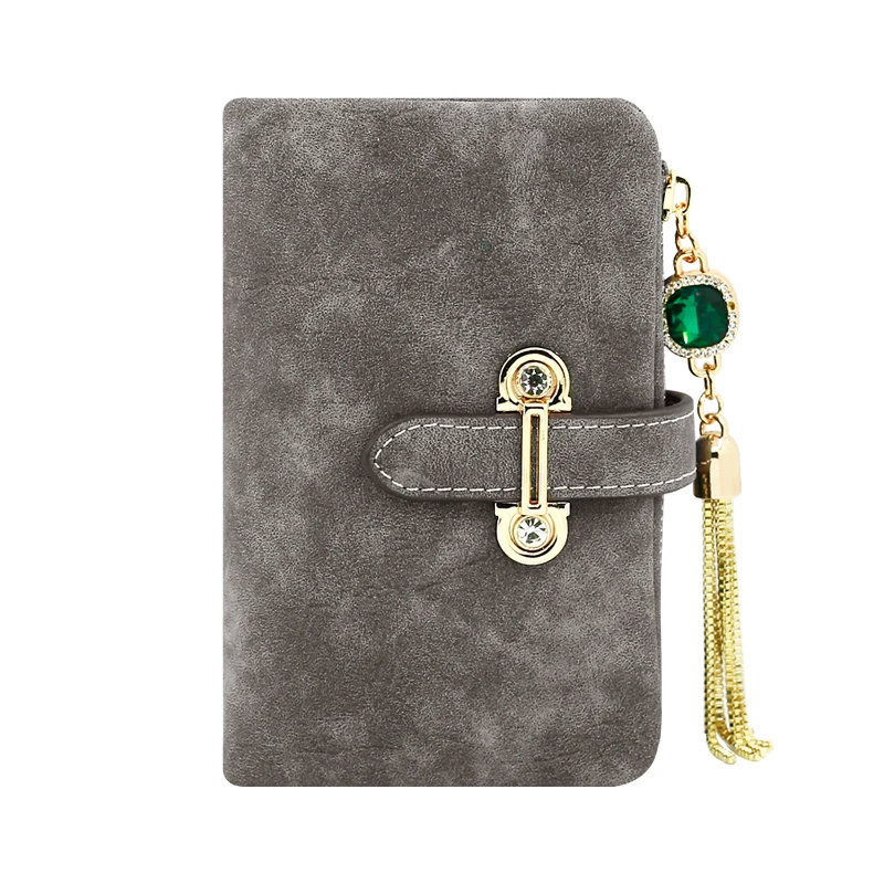 Новый Винтажный дизайнерский женский кошелек из матовой кожи Женский для мелочи