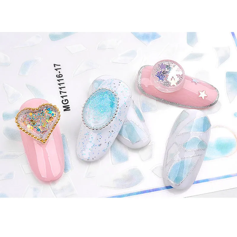 3D акриловые резные формы для украшения ногтей DIY Дизайн Мягкий силиконовый дизайн ногтей цветы листья шаблон дизайн ногтей